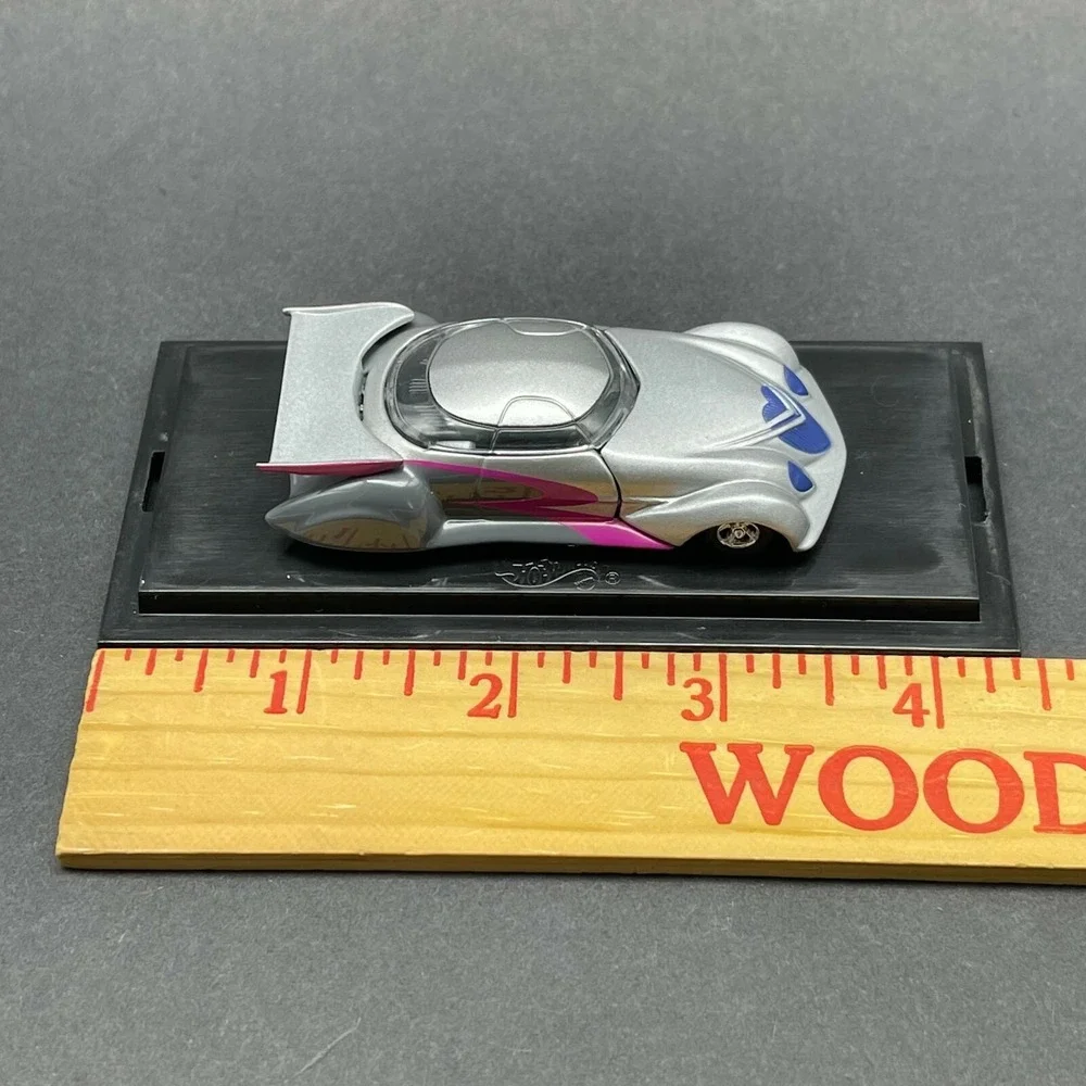100% Hot Wheels Ed Newton Rareflow Custom‎ Car Diecast 1/64 Silver Opening Hood